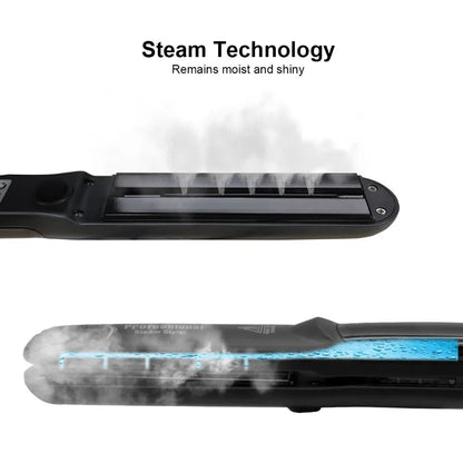 Luxivire SteamGlide Pro - Alisador a Vapor Profissional com Óleo de Argan