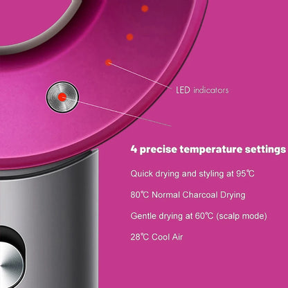Luxivire AirFlow Pro - Secador Profissional 5 em 1 com Difusor Iónico