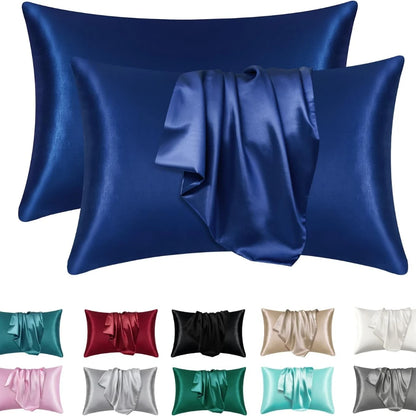 Luxivire SilkRest Pillowcase Set - Fronhas em Cetim para Cabelo e Pele (2 Unidades)