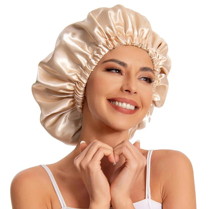 Luxivire SilkSleep Bonnet - Touca de Dormir em Cetim para Cabelo