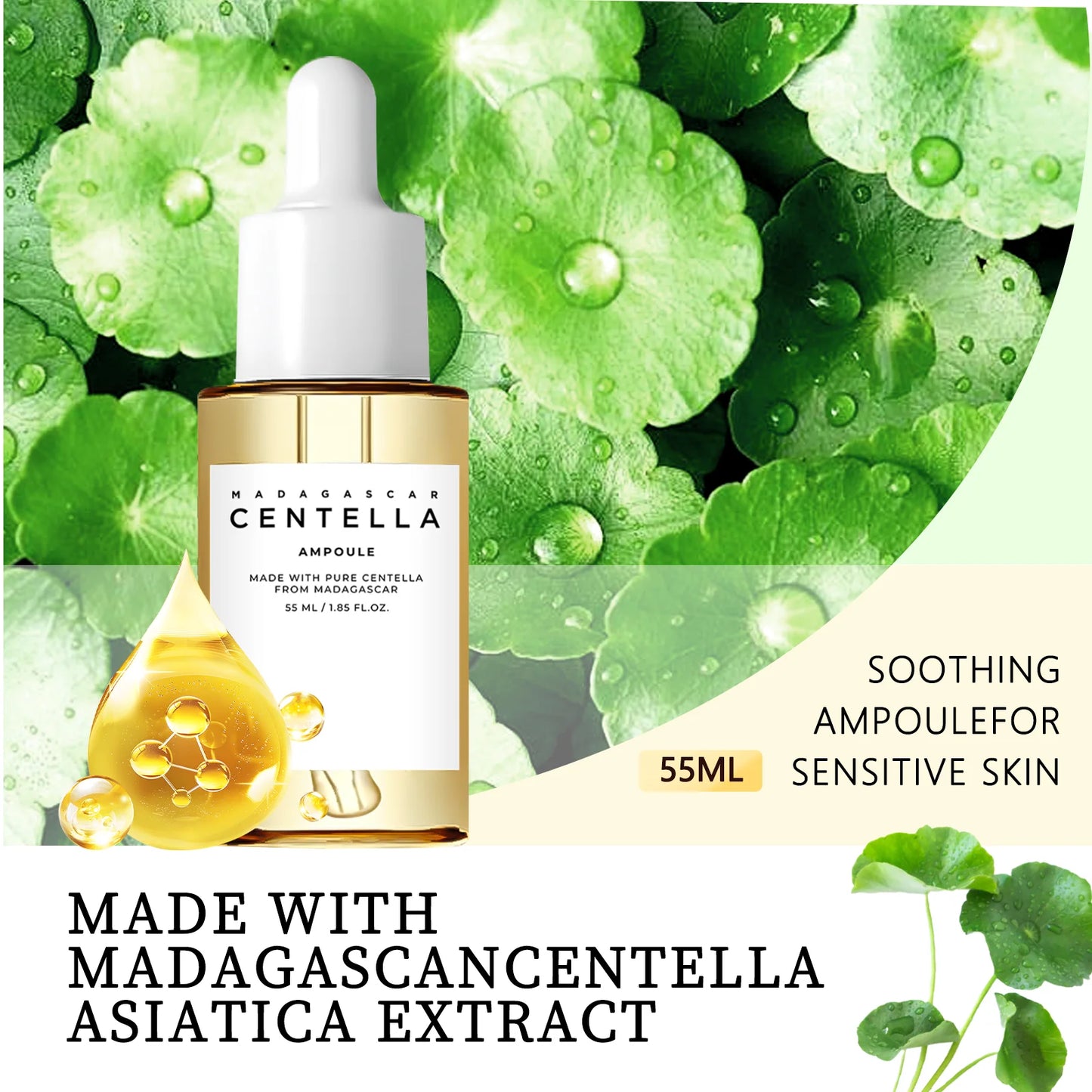 Luxivire Centella Calm Serum - Sérum Facial Calmante com Centella Asiática