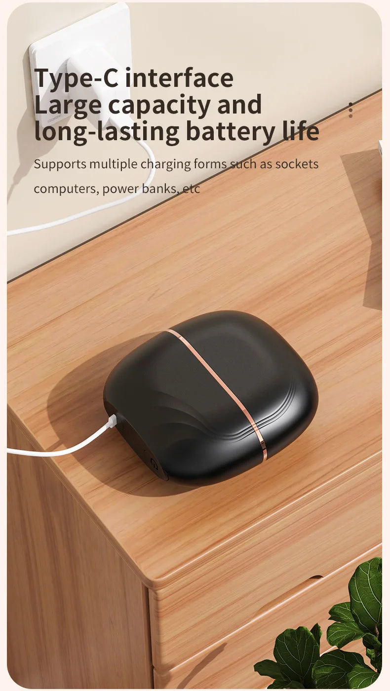 Luxivire GlideMini Pro - Escova Alisadora Portátil Sem Fios