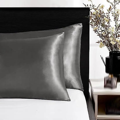 Luxivire SilkRest Pillowcase Set - Fronhas em Cetim para Cabelo e Pele (2 Unidades)