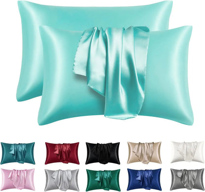 Luxivire SilkRest Pillowcase Set - Fronhas em Cetim para Cabelo e Pele (2 Unidades)