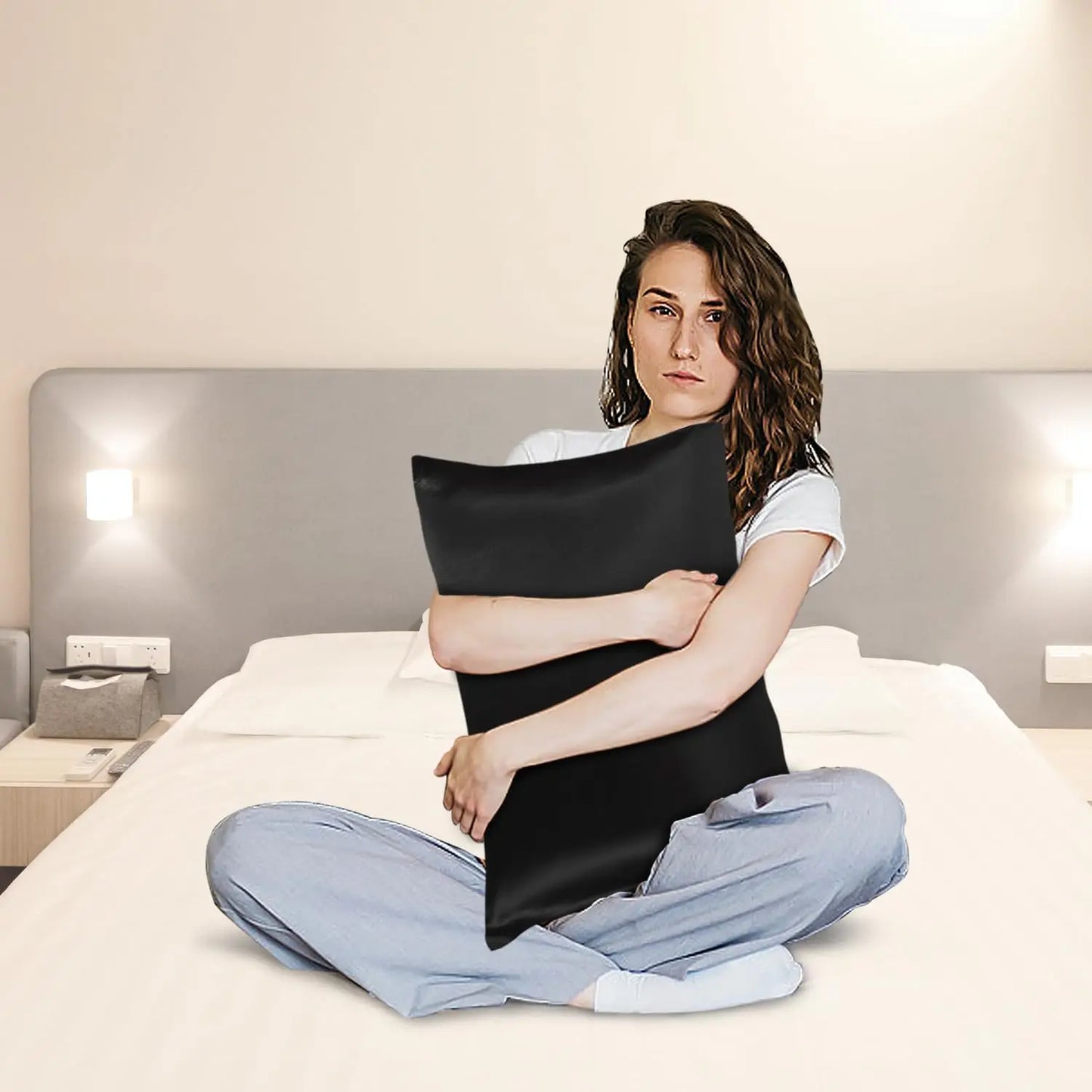 Luxivire SilkRest Pillowcase Set - Fronhas em Cetim para Cabelo e Pele (2 Unidades)