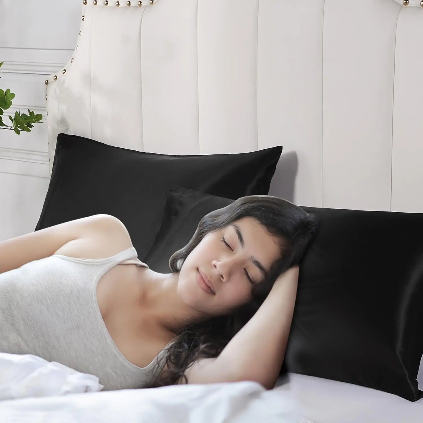Luxivire SilkRest Pillowcase Set - Fronhas em Cetim para Cabelo e Pele (2 Unidades)