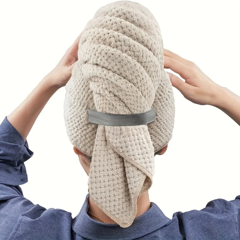 Luxivire DryLux Towel Wrap - Toalha de Microfibra para Secagem Rápida do Cabelo