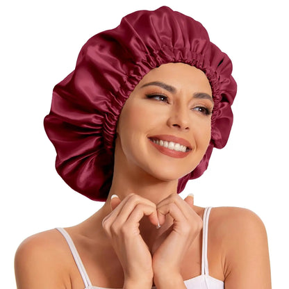 Luxivire SilkSleep Bonnet - Touca de Dormir em Cetim para Cabelo