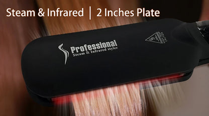 Luxivire SteamGlide Pro - Alisador a Vapor Profissional com Óleo de Argan
