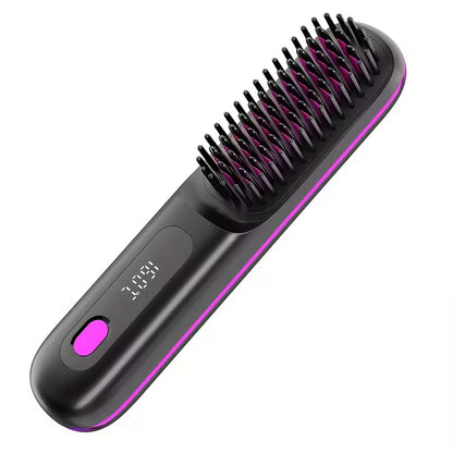 Luxivire IonicGlide Pro - Escova Alisadora Portátil Sem Fios